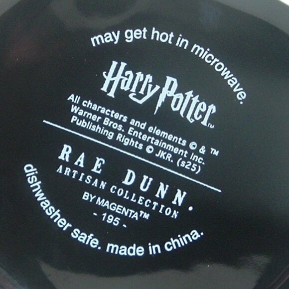 NWT RAE DUNN Harry Potter HE WHO MUST NOT BE NAMED Black Snake DBL SIDE Mug NEW - Picture 2 of 2